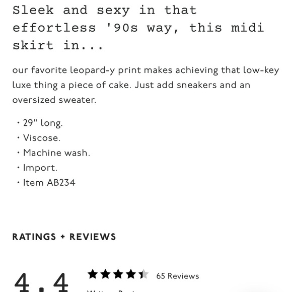 Madewell ‘Midi Slip Skirt’ in Painted Spots/Leopard - Picture 7 of 7